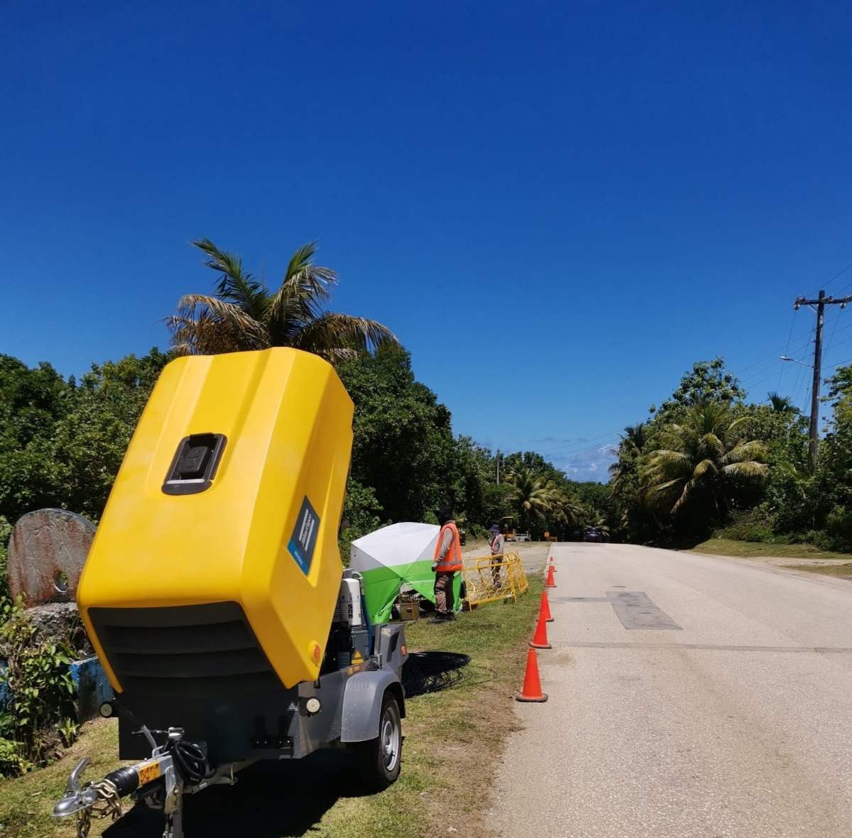 Hiremaster Micronesia project work – Cable Blowing & Hauling